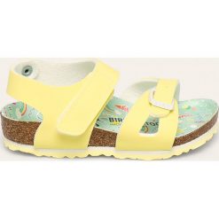 Birkenstock - Sandały dziecięce Colorado. Żółte sandały dziewczęce Birkenstock, z materiału, bez zapięcia. Za 219,90 zł.