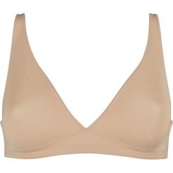 Biustonosz w kolorze cielistym. Brązowe biustonosze Skiny Women & Men, z haftami. W wyprzedaży za 42,95 zł.
