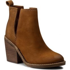 Botki STEVE MADDEN - Sharini Ankleboot 91000074-0W0-10002-13002 Cognac. Brązowe botki damskie skórzane marki Steve Madden. W wyprzedaży za 369,00 zł.