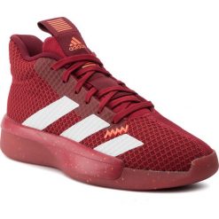 Buty adidas - Pro Next 2019 F97273 Scarle/Ftwwht/Actmar. Czerwone buty sportowe męskie Adidas, ze skóry, bez zapięcia, do koszykówki. W wyprzedaży za 239,00 zł.