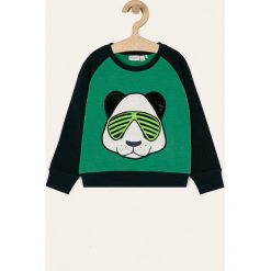 Name it - Bluza dziecięca 13173215. Zielone bluzy chłopięce Name it, z aplikacjami, z elastanu, bez rękawów, bez kaptura. Za 89,90 zł.