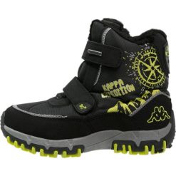 Buty zimowe chłopięce: Kappa DENTON II TEX Śniegowce black/lime