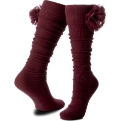 Zakolanówki damskie TWINSET - Parigina OA7TZ5 Bordeaux 00020. Czerwone skarpetki damskie marki Twinset, w kwiaty, z bawełny. W wyprzedaży za 139,00 zł.