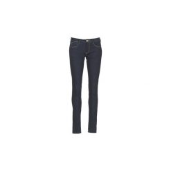 Jeansy slim fit Le Temps des Cerises 316. Niebieskie jeansy damskie marki Le Temps Des Cerises, bez wzorów, z jeansu. Za 279,20 zł.