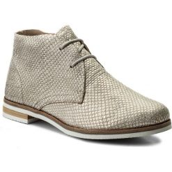 Botki CAPRICE - 9-25100-20 Lt Grey Struct 206. Brązowe buty zimowe damskie marki Caprice, z nubiku, na obcasie. W wyprzedaży za 199,00 zł.