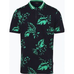 Calvin Klein - Męska koszulka polo, niebieski. Niebieskie koszulki polo Calvin Klein, l, z nadrukiem, z bawełny. Za 349,95 zł.