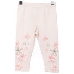 Primigi Legginsy Dziewczęce 86 Beżowy. Brązowe legginsy dziewczęce marki Primigi, z jeansu. W wyprzedaży za 49,00 zł.