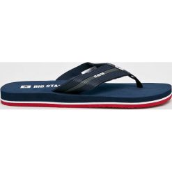 Big Star - Japonki. Niebieskie kapcie męskie BIG STAR, bez wzorów, z gumy. Za 49,90 zł.