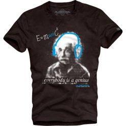 T-shirt męski OLDSCHOOL brązowy. Pomarańczowe t-shirty męskie Oldschool, xxl, bez wzorów, klasyczne, z okrągłym kołnierzem. Za 19,99 zł.