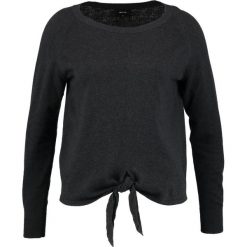 Swetry klasyczne damskie: Opus PAOLA Sweter slate grey melange