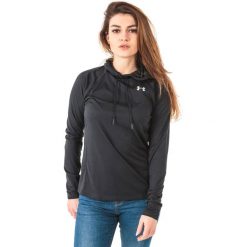 Bluzy sportowe damskie: Under Armour Bluza damska Tech LS Hood 2.0 – Solid czarna r. L (1311502-001)