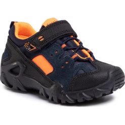 Sneakersy SERGIO BARDI YOUNG - SBY-02-03-000036 601. Niebieskie trampki chłopięce Sergio Bardi Young, bez wzorów, ze skóry, na rzepy. W wyprzedaży za 149,00 zł.