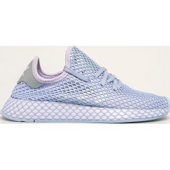 Adidas Originals - Buty Deerupt Runner. Niebieskie buty sportowe damskie adidas Originals, bez wzorów, ze skóry, sportowe. W wyprzedaży za 349,90 zł.