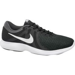 Sneakersy męskie Nike Revolution 4 NIKE czarne. Czarne sneakersy męskie Nike, bez zapięcia, nike revolution. Za 219,90 zł.