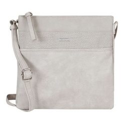Tamaris Torebka Crossbody Khema Crossbody Bag M 3103191-203 LightGrey Grzebień. Torebki klasyczne damskie Tamaris, bez wzorów, bez dodatków. W wyprzedaży za 131,00 zł.
