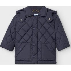 Mayoral - Kurtka dziecięca 74-98 cm. Niebieskie kurtki chłopięce Mayoral, bez wzorów, z elastanu, krótkie, z kapturem. Za 175,90 zł.