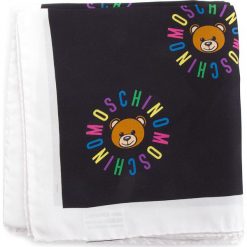 Chusta MOSCHINO - 03548 M1839 001. Czarne chusty damskie MOSCHINO, z jedwabiu. Za 369,00 zł.