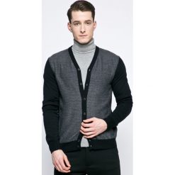 Trussardi Jeans - Kardigan. Czarne kardigany męskie marki Trussardi Jeans, l, z dzianiny. W wyprzedaży za 359,90 zł.