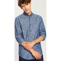 Koszula regular fit - Niebieski. Niebieskie koszule męskie marki Reserved, l. W wyprzedaży za 49,99 zł.
