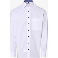 Eterna Comfort Fit - Koszula męska – niewymagająca prasowania, biały. Białe koszule męskie Eterna Comfort Fit, m, bez wzorów, bez kołnierzyka, bez rękawów. Za 179,95 zł.