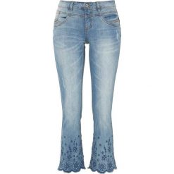 Cream Dżinsy do kostki z haftem na dole Bolette denim blue female niebieski W29. Niebieskie jeansy damskie Cream, s. Za 529,00 zł.