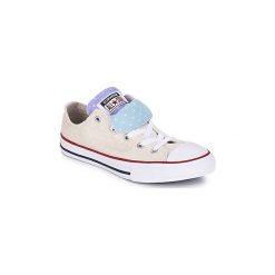 Buty Dziecko Converse Chuck Taylor All Star Double Tongue-Ox. Brązowe trampki dziewczęce Converse, bez wzorów, bez zapięcia. Za 149,30 zł.