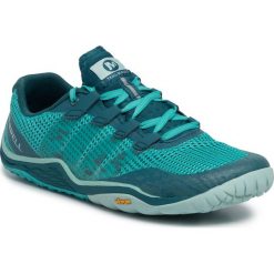 Buty MERRELL - Trail Glove 5 J62370 Ceramic. Niebieskie buty sportowe damskie Merrell, bez wzorów, z tworzywa sztucznego, sportowe, do biegania. W wyprzedaży za 319,00 zł.