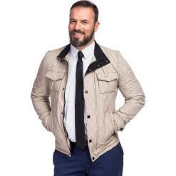 Kurtka BARRY 14-11LK. Brązowe kurtki męskie pikowane marki Giacomo Conti, m. Za 399,00 zł.