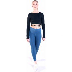 Gym Hero - Legginsy Indygo. Niebieskie spodnie damskie Gym Hero, s, bez wzorów, z dzianiny. Za 149,90 zł.