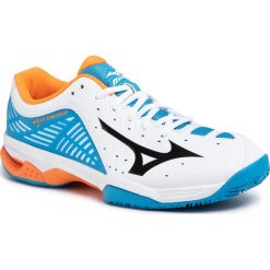 Buty MIZUNO - Wave Exceed 2 Cc 61GC182227 Biały Kolorowy. Białe buty sportowe męskie Mizuno, ze skóry ekologicznej, bez zapięcia, tenisowe, mizuno wave. W wyprzedaży za 399,00 zł.
