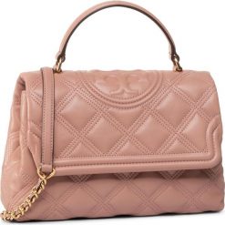 Torebka TORY BURCH - Fleming Soft Top-Handle Satchel 62092 Pink Moon 689. Różowe topy damskie Tory Burch, bez wzorów, ze skóry, klasyczne, na ramię, bez dodatków. Za 2549,00 zł.