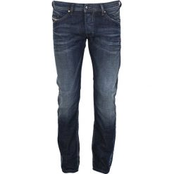 Diesel Jeansy "Belther". Szare jeansy męskie Diesel, bez wzorów, klasyczne. Za 389,00 zł.