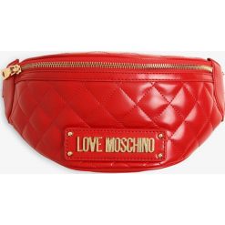Love Moschino - Saszetka damska, czerwony. Czerwone saszetki damskie Love Moschino, bez wzorów, pikowane, bez dodatków. Za 449,95 zł.