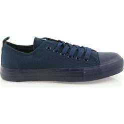 Buty męskie wiązane trampki granatowe American Club LH05. Pomarańczowe trampki męskie American CLUB, bez wzorów, z gumy, bez zapięcia. W wyprzedaży za 59,00 zł.