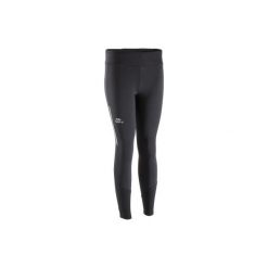 Legginsy do biegania długie RUN WARM damskie. Czarne legginsy damskie do biegania marki KALENJI, xl, z elastanu. Za 49,99 zł.
