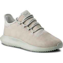 Buty adidas - Tubular Shadow B37594 Ashsil/Cwhite/Ashsil. Brązowe półbuty damskie marki Adidas, bez wzorów, ze skóry, bez obcasa, na płaskiej podeszwie, bez zapięcia. W wyprzedaży za 309,00 zł.