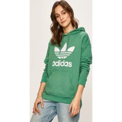Adidas Originals - Bluza. Bluzy damskie adidas Originals, z nadrukiem, z elastanu, bez rękawów, z kapturem. W wyprzedaży za 219,90 zł.