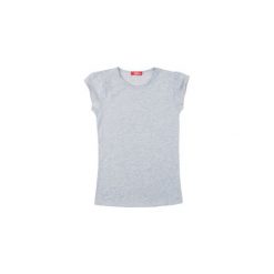 Koszulka dziewczęca gładki t-shirt. Szare t-shirty dziewczęce TXM. Za 9,99 zł.