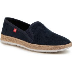 Tenisówki BIG STAR - FF276033 Navy. Niebieskie półbuty damskie BIG STAR, na co dzień, bez wzorów, z gumy, retro, bez obcasa, na płaskiej podeszwie, bez zapięcia. Za 119,00 zł.