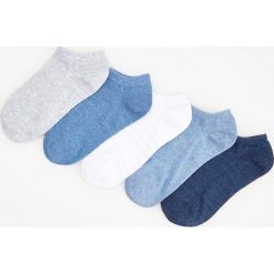 Kapcie damskie: 5 pack skarpet – Niebieski