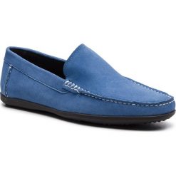 Mokasyny GINO ROSSI - Vojse MW2621-TWO-BW00-5300-0 55. Niebieskie mokasyny męskie ze skóry, eleganckie. W wyprzedaży za 189,00 zł.