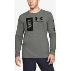 Under Armour Multi Koszulka Szary. Szare podkoszulki męskie Under Armour, l, z nadrukiem, z bawełny, z długim rękawem. Za 137,95 zł.
