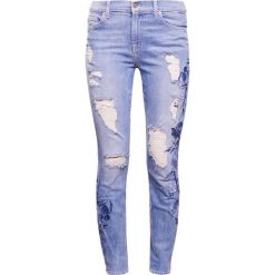7 for all mankind Jeans Skinny Fit blue. Niebieskie rurki damskie marki 7 for all mankind, z elastanu. W wyprzedaży za 503,60 zł.
