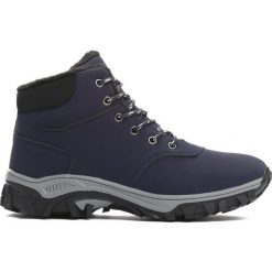 Granatowe Trapery Delegation. Czarne buty trekkingowe męskie marki Born2be, na sznurówki. Za 59,99 zł.