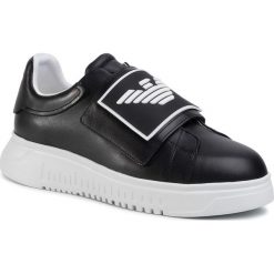 Sneakersy EMPORIO ARMANI - X4X300 XM320 A792 Black Blk/Blk Black. Czarne sneakersy męskie Emporio Armani, bez zapięcia. W wyprzedaży za 939,00 zł.