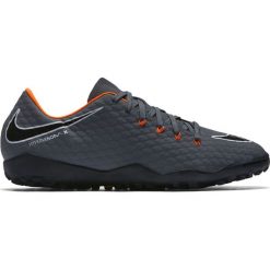 Buty piłkarskie Nike Hypervenom PhantomX 3. Szare buty sportowe męskie Nike, z materiału, na sznurówki, do piłki nożnej. W wyprzedaży za 299,00 zł.