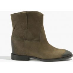 Botki damskie lity: Botki khaki Alegra