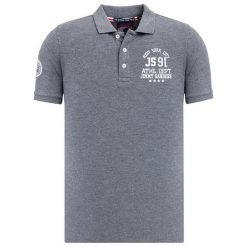 Jimmy Sanders Koszulka Polo Męska L Szary. Szare koszulki polo męskie marki Jimmy Sanders, m. W wyprzedaży za 96,00 zł.