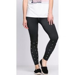 Spodnie damskie: Ciemnoszare Legginsy Our Story