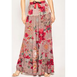 Spódnica maxi Desigual Norah 20SWFK01. Niebieskie spódniczki damskie Desigual, l, bez wzorów, z wiskozy, maxi. W wyprzedaży za 239,00 zł.